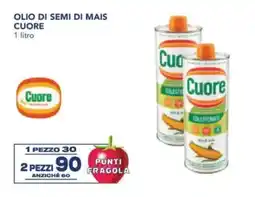 Esselunga Olio di semi di mais CUORE offerta