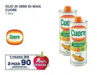 Esselunga Olio di semi di mais CUORE offerta