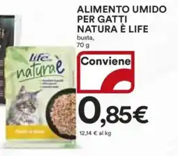 Ipercoop Alimento umido per gatti natura è life offerta