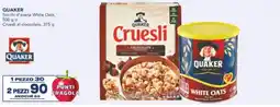 Esselunga QUAKER fiocchi d'avena White Oats, o Cruesli al cioccolato offerta