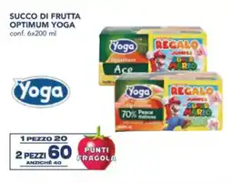 Esselunga Succo di frutta optimum YOGA offerta