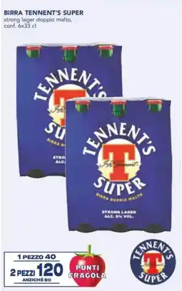 Esselunga Birra TENNENT'S SUPER offerta