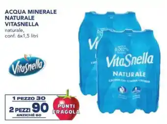 Esselunga Acqua minerale naturale VITASNELLA offerta