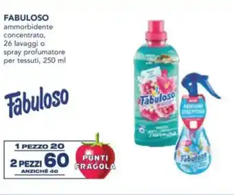 Esselunga FABULOSO ammorbidente concentrato offerta