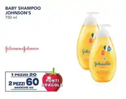 Esselunga Baby shampoo JOHNSON'S offerta