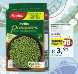 Esselunga Pisellini primavera FINDUS offerta