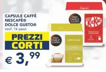 Esselunga Capsule caffè nescafè dolce gusto offerta