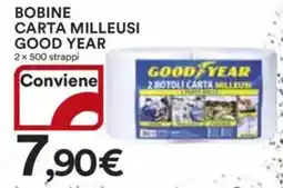 Ipercoop Bobine carta milleusi good year offerta