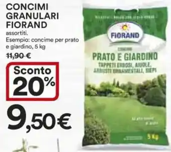 Ipercoop Concimi granulari fiorand offerta