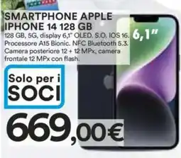 Ipercoop Smartphone apple iphone 14 128 gb offerta