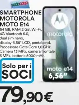 Ipercoop Smartphone motorola moto e14 offerta