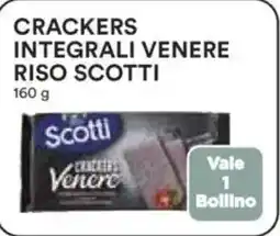 Ipercoop Crackers integrali venere riso scotti offerta