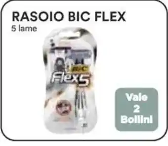 Ipercoop Rasoio bic flex 5 lame offerta