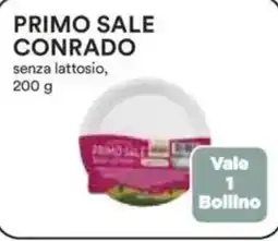 Ipercoop Primo sale conrado senza lattosio, 200 g offerta