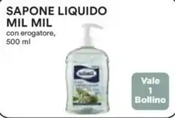 Ipercoop Sapone liquido mil mil con erogatore, offerta