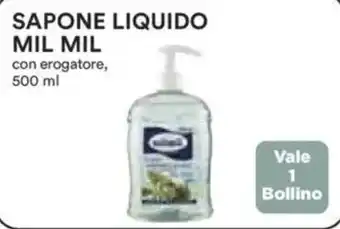 Ipercoop Sapone liquido mil mil con erogatore, offerta