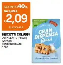 Ekom Biscotti colussi uova e latte freschi, integrali, con cioccolato offerta