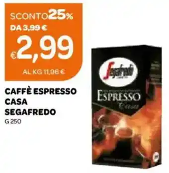 Ekom Caffè espresso casa segafredo offerta