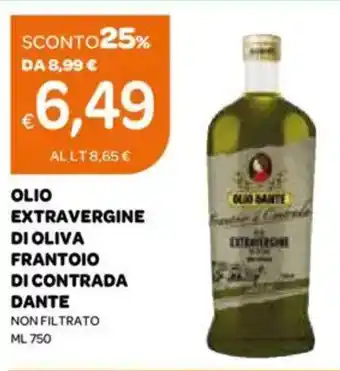 Ekom Olio extravergine di oliva frantoio di contrada dante offerta