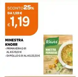 Ekom Minestra knorr -primavera offerta