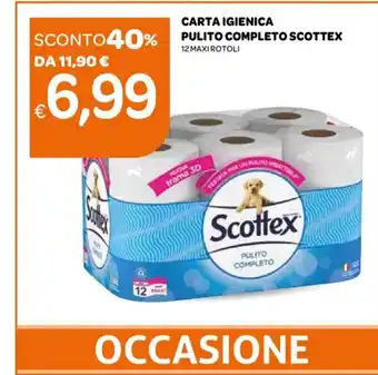 Ekom Carta igienica pulito completo scottex offerta