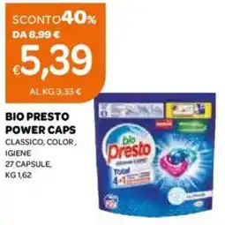 Ekom Bio presto power caps classico, color, igiene 27 capsule, offerta