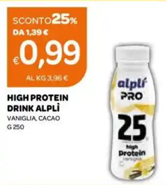 Ekom High protein drink alpli̇ vaniglia, cacao offerta