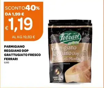 Ekom Parmigiano reggiano dop grattugiato fresco ferrari offerta