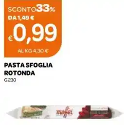 Ekom Pasta sfoglia ROTONDA offerta