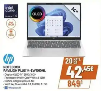 Expert HP NOTEBOOK PAVILION PLUS 14-EW1010NL offerta