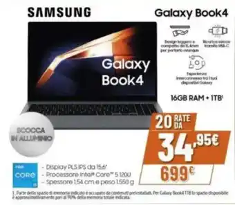 Expert SAMSUNG Galaxy Book4 offerta