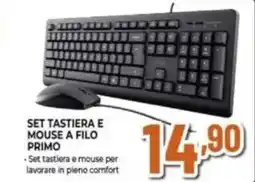 Expert Set tastiera e mouse a filo primo offerta