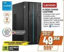 Expert Lenovo M-DESK GAMING LOQ17IRB8 offerta