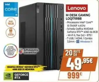 Expert Lenovo M-DESK GAMING LOQ17IRB8 offerta