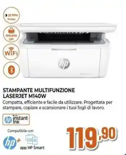 Expert STAMPANTE MULTIFUNZIONE LASERJET M140W offerta