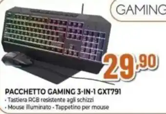 Expert PACCHETTO GAMING 3-IN-1 GXT791 offerta