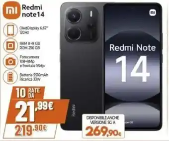 Expert Redmi note14 offerta