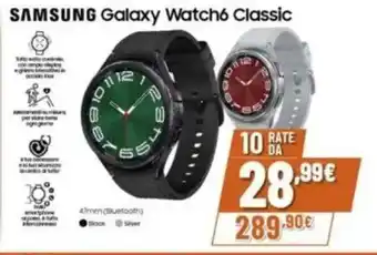 Expert SAMSUNG Galaxy Watch6 Classic offerta