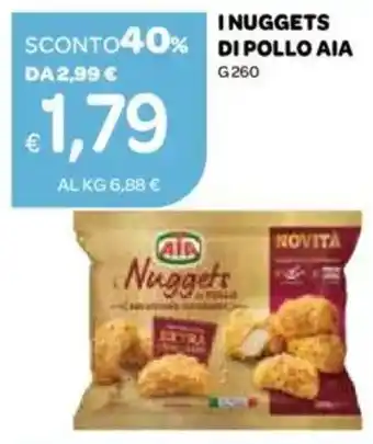 Ekom I nuggets di pollo aia offerta