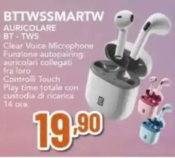 Expert Cellularline BTTWSSMARTW AURICOLARE BT-TWS offerta