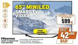 Expert Hisense SMART TV MINILED 65" OLED 65U79NQ offerta