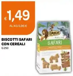 Ekom Biscotti safari con cereali offerta