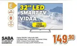 Expert SABA TV LED HD 32" SA32589VDA offerta