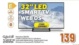 Expert Q.Bell TV LED 32" HD QT32HWF8A offerta