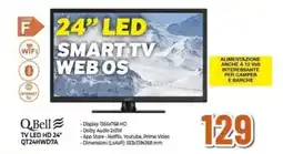 Expert Q.Bell TV LED HD 24" QT24HWD7A offerta