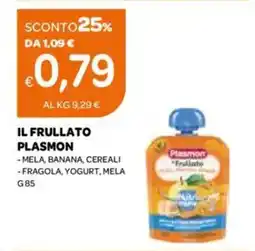 Ekom Il frullato plasmon -fragola, yogurt, mela offerta