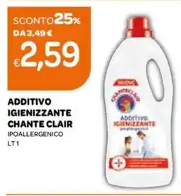 Ekom Additivo igienizzante chante clair ipoallergenico offerta