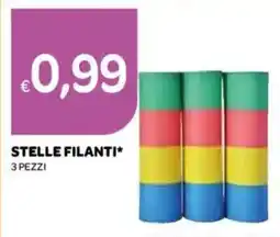 Ekom Stelle filanti 3 pezzi offerta