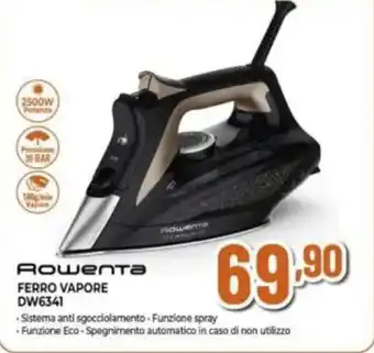 Expert Rowenta FERRO VAPORE DW6341 offerta