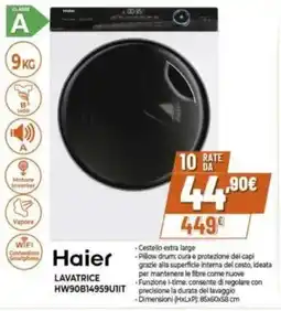 Expert Haier LAVATRICE HW90B14959U1IT offerta